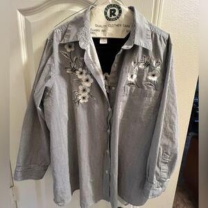 Two piece 1x Blouse